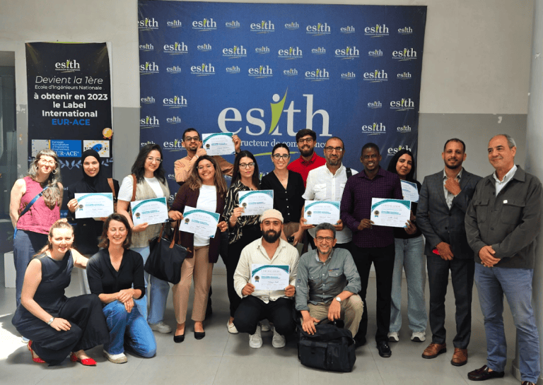 Training at ESITH Morocco done by Closed Loop Fashion as part of the GIZ project