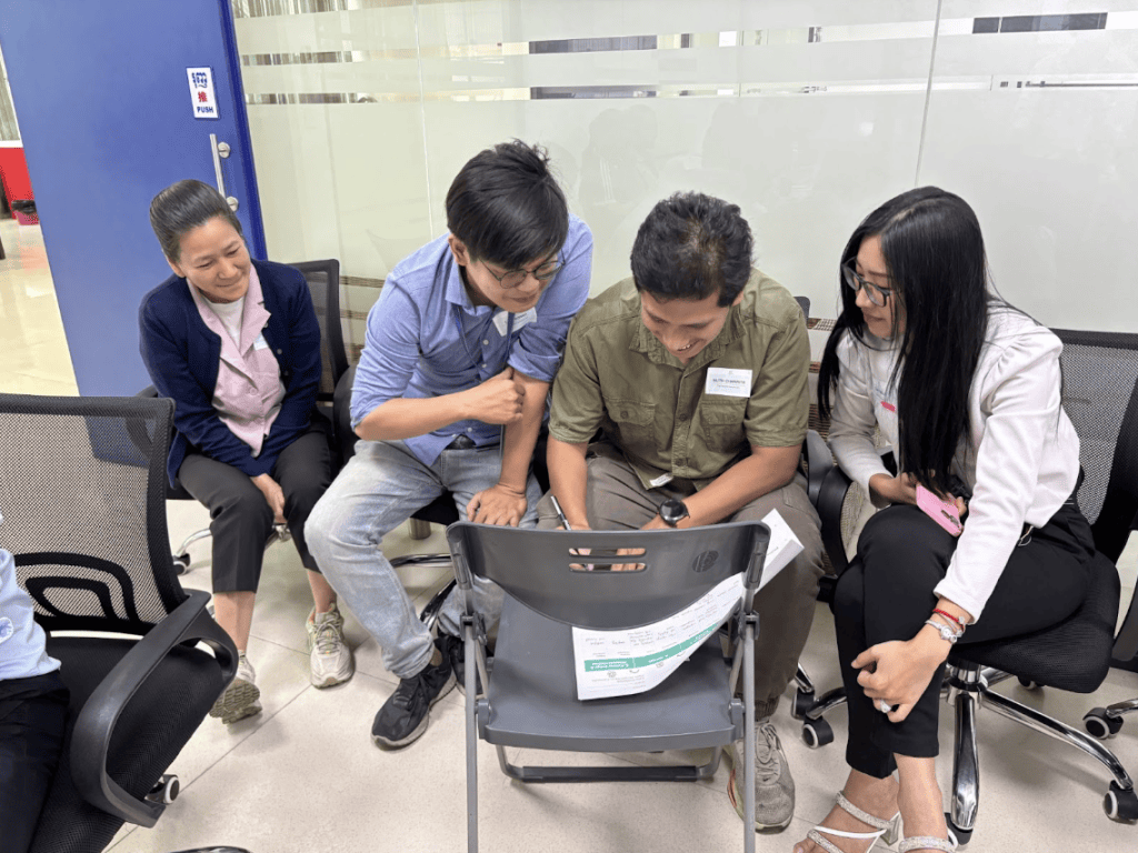 Participant at Textile Waste Management Training in Sabrina Group Cambodia conducted by Closed Loop Fashion