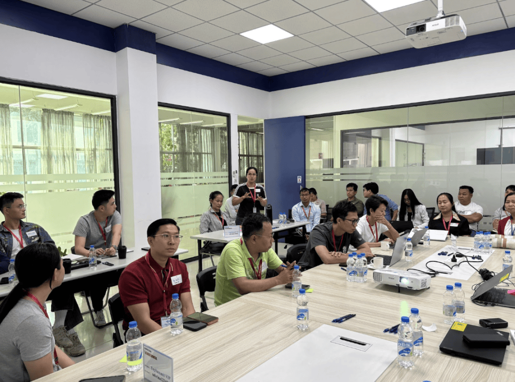 Participant at Textile Waste Management Training in Sabrina Group Cambodia conducted by Closed Loop Fashion