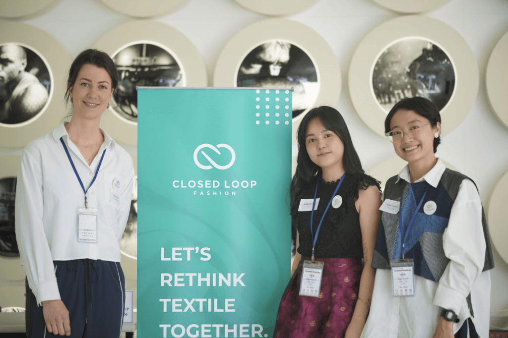 Closed Loop Fashion Team at Sabrina Group Cambodia for Textile Waste Management Training