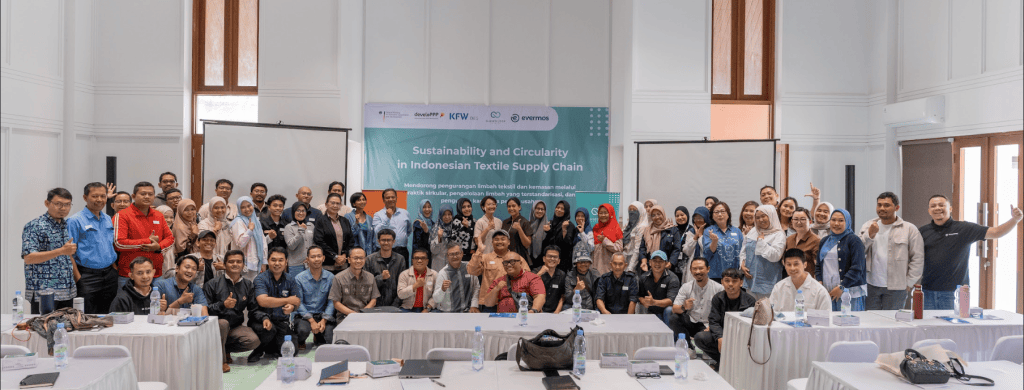 Closed Loop Fashion delivering Material Declaration & Textile Waste Management Training at Evermos in Bandung for SME Brands & Manufacturers
