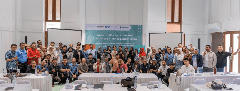 Closed Loop Fashion delivering Material Declaration & Textile Waste Management Training at Evermos in Bandung for SME Brands & Manufacturers